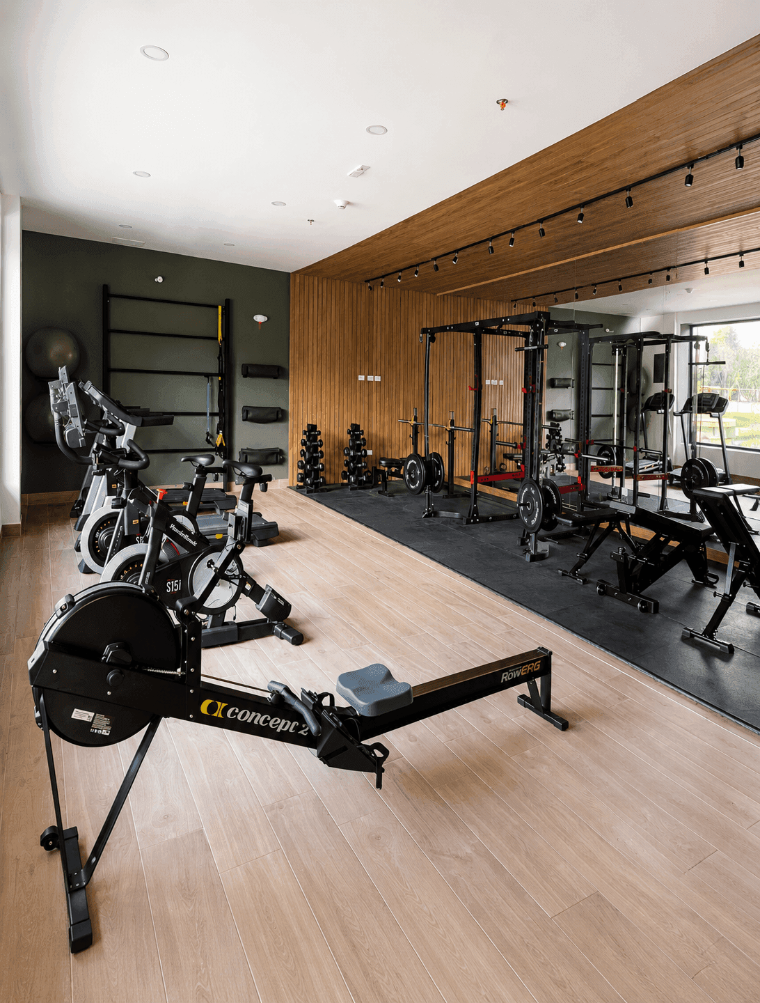 Gimnasio equipado