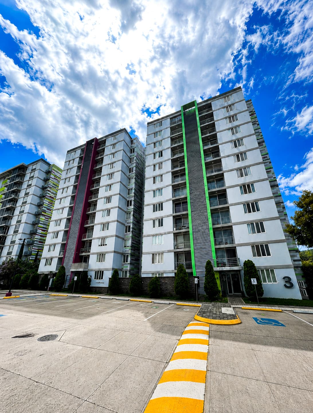 Fachada del edificio en Ecovivienda E3